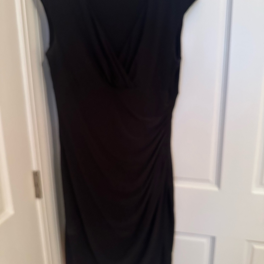 Ralph Lauren One Shoulder Black Dress